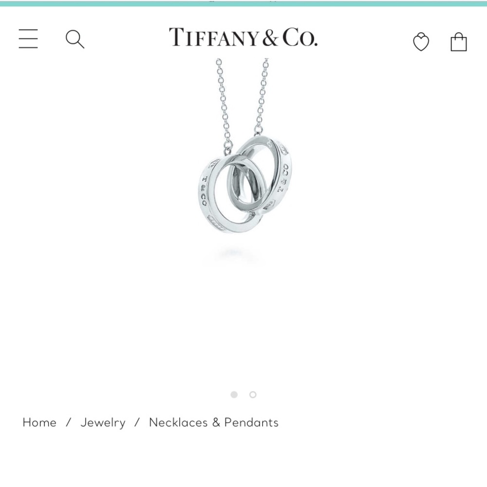 Tiffany 1837 Interlocking Circles Pendant